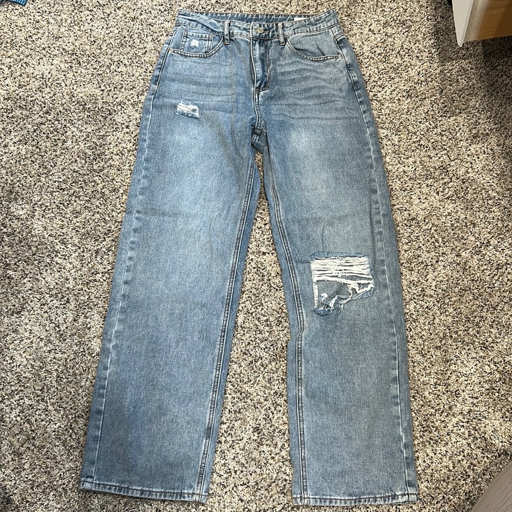 Distressed Dad-Jeans
